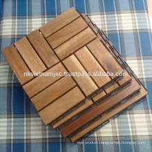 Easy Installing Interlocking Deck Tiles 300*300*19 mm